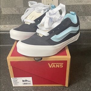 Vans Knu Skool - Youth Size 4.5 -Retro Sport Grey/Blue